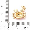 Brass with Enamel Pendants KK-CBA2F11-08A-G02-3