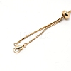 Brass Slider Bracelets Makings AJEW-WH0239-85-3