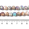 Dyed Natural Regalite/Imperial Jasper/Sea Sediment Jasper Beads Strands G-B124-C01-20-4