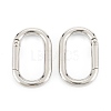 Zinc Alloy Spring Gate Rings X-PALLOY-L233-07B-P-2