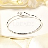 Tarnish Resistant 304 Stainless Steel Bangles X-STAS-S053-26-3