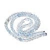 Natural Aquamarine Beads Strands G-F509-02-4mm-4