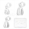 6Pcs 3 Style 925 Sterling Silver Pendant Bails STER-SC0001-17-1
