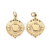 304 Stainless Steel Pendant Cabochon Settings X-STAS-S116-147G-1