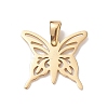 304 Stainless Steel Pendants STAS-I135-32G-01-1