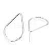 Brass Stud Earrings KK-T029-08P-2