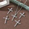 SHEGRACE Brass Clear Cubic Zirconia Pendants XGRQ3K388-566P-5