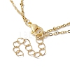 Stainless Steel Heart Pendant Necklaces for Women NJEW-JN04735-01-5