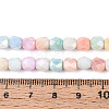 Anti-Tarnish Electroplate Glass Beads Strands GLAA-N057-6mm-08-4