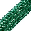 Glass Beads Strands EGLA-A044-T4mm-D18-1