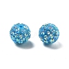 Acrylic Rhinestone Ball Beads OACR-A035-01F-2