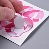 Ribbon Pattern Decorative Stickers Sheets DIY-L037-F08-3