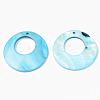 Natural Freshwater Shell Pendants X-SSHEL-R048-017-3