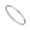 304 Stainless Steel Bangles BJEW-E277-42A-P-2