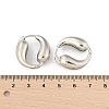Brass Hoop Earrings for Women EJEW-U041-09P-5