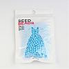 6/0 Opaque Colours Round Glass Seed Beads X-SEED-A010-4mm-43-3