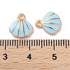 Alloy Enamel Pendants ENAM-O001-02D-G-3