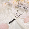 304 Stainless Steel Rectangle with Tree of Life Pendant Urn Ashes Necklaces NJEW-WH0036-030EB-5