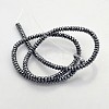 Electroplate Non-magnetic Synthetic Hematite Beads Strands G-J208B-M-2