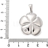 304 Stainless Steel Pendants STAS-Q349-01A-P-3
