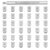 Leather Stamping Tool Kits AJEW-WH0129-18P-1