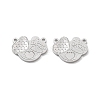 Rhodium Plated 925 Sterling Silver Charms STER-C003-10P-1