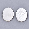 Natural Freshwater Shell Cabochons SHEL-S276-134B-01-2