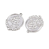 304 Stainless Steel Pendants Cabochon Settings STAS-L317-30P-2
