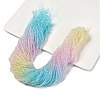 Transparent Painted Glass Beads Strands DGLA-A034-T1mm-A21-1