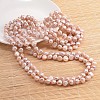 Natural Pearl Nuggets Beaded Necklace NJEW-P126-B-01A-01-3