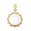 Natural Shell Pendants KK-H529-02G-01-1