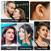  30Pcs 15 Style 316L Surgical Stainless Steel Huggie Hoop Earrings for Girl Women EJEW-TA0001-11-16