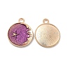 Alloy Enamel Pendants ENAM-N054-008C-G-1