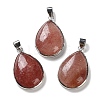 Natural & Synthetic Mixed Gemstone Pendants G-B123-05P-2