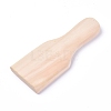 Wooden Pottery Clay Carving Curved Clapper Tool TOOL-WH0119-47-1