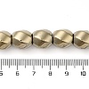 Electroplated Non-Magnetic Synthetic Hematite Beads Strands G-P518-05G-4