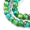 Baking Paint Glass Beads Strands DGLA-N003-6mm-B04-4