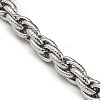 201 Stainless Steel Rope Chain Bracelets STAS-Z056-14P-2