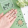 50Pcs Ion Plating(IP) 304 Stainless Steel Cup Pearl Peg Bails Pin Pendants STAS-UN0038-01-4