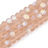 Transparent Glass Beads Strands EGLA-A044-T6mm-MB20-1