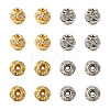 30 Pcs 2 Colors Brass Beads RB-CD0001-02-2