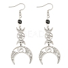 304 Stainless Steel Dangle Earrings for Women EJEW-F338-08P-1