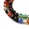 Natural Agate Beads Strands G-G259-D08-3mm-4