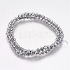 Grade AA Magnetic Synthetic Hematite Bead Strands G-G652-29D-2