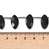 Natural Black Tourmaline Beads Strands G-P607-A03-01-5