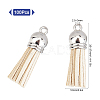 100Pcs Faux Suede Tassel Pendant Decorations FIND-SC0002-29D-2