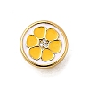 925 Sterling Silver Enamel European Beads STER-Z013-07P-09-1