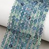 Natural Fluorite Beads Strands G-L662-A02-4mm-1