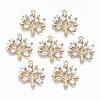 Brass Micro Pave Cubic Zirconia Pendants LS-KK-S359-020A-RS-1