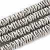 Electroplate Non-magnetic Synthetic Hematite Beads Strands X-G-N0321-07M-1